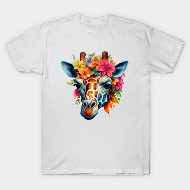 Sweet Giraffe Girl! T-Shirt by Liana Campbell